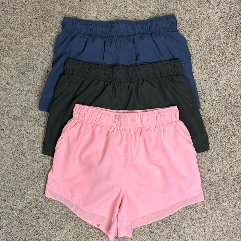 ATHLETIC WORKS Running Shorts - Set of 3 Pairs